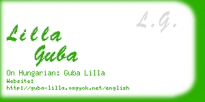 lilla guba business card